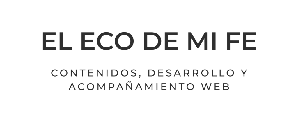 EL ECO DE MI FE
